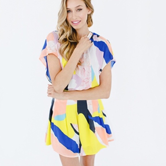 Plum Pretty Sugar Pants - Brand NWT Plum Pretty Sugar backless romper